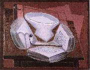 Juan Gris The Pipe on the book USA oil painting artist